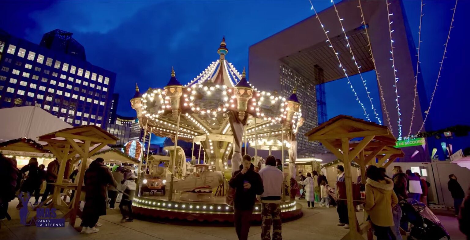 Marché de Noël de Paris La Défense : une affluence historique à 2,2 millions de visiteurs. (DR)