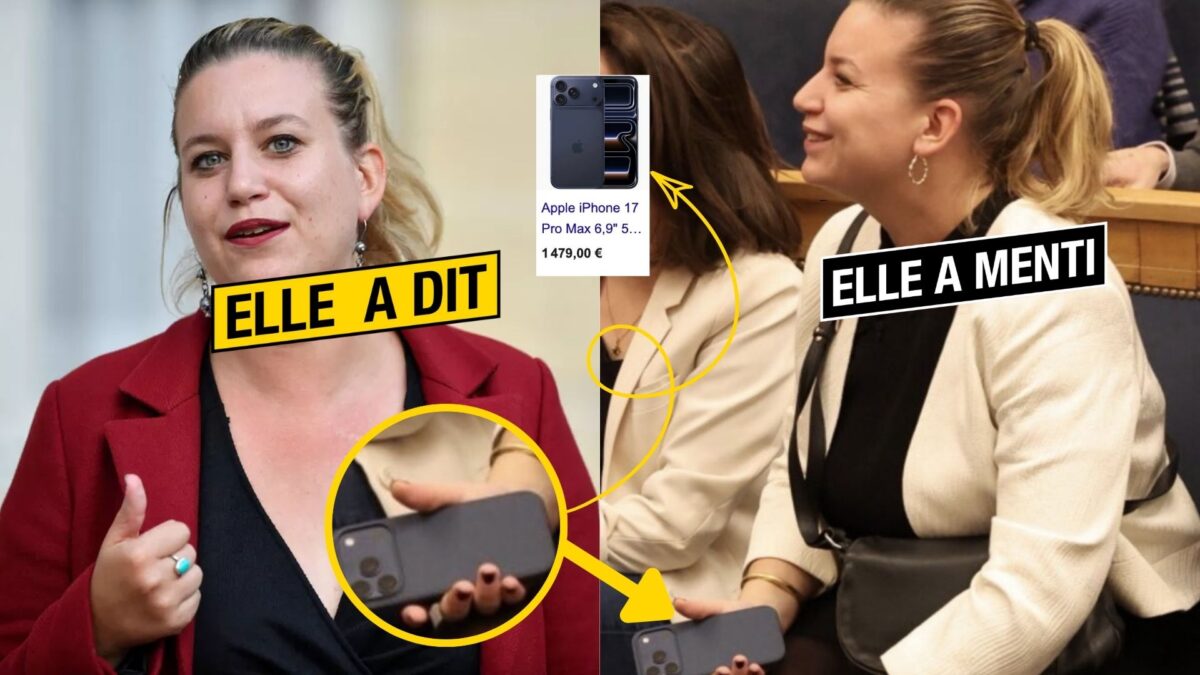 Elle a dit, Elle a menti - Mathilde Panot crachait sur Apple… avant de craquer pour l’iPhone 17 Pro