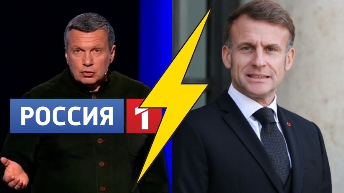La TV russe accuse Macron de corruption et d’avoir trahi les Français