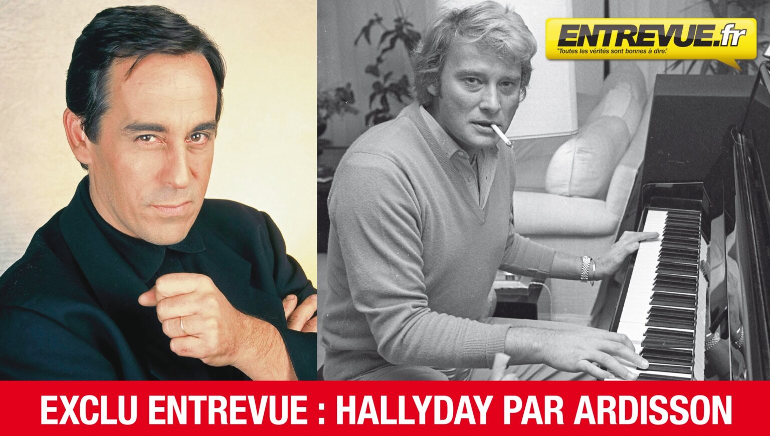 EXCLU - L'interview culte de Johnny Hallyday par Thierry Ardisson pour Entrevue: "Lee Hallyday, mon père adoptif, n’arrivait pas à prononcer mon prénom. C’est comme ça que je suis devenu Johnny." (DR)