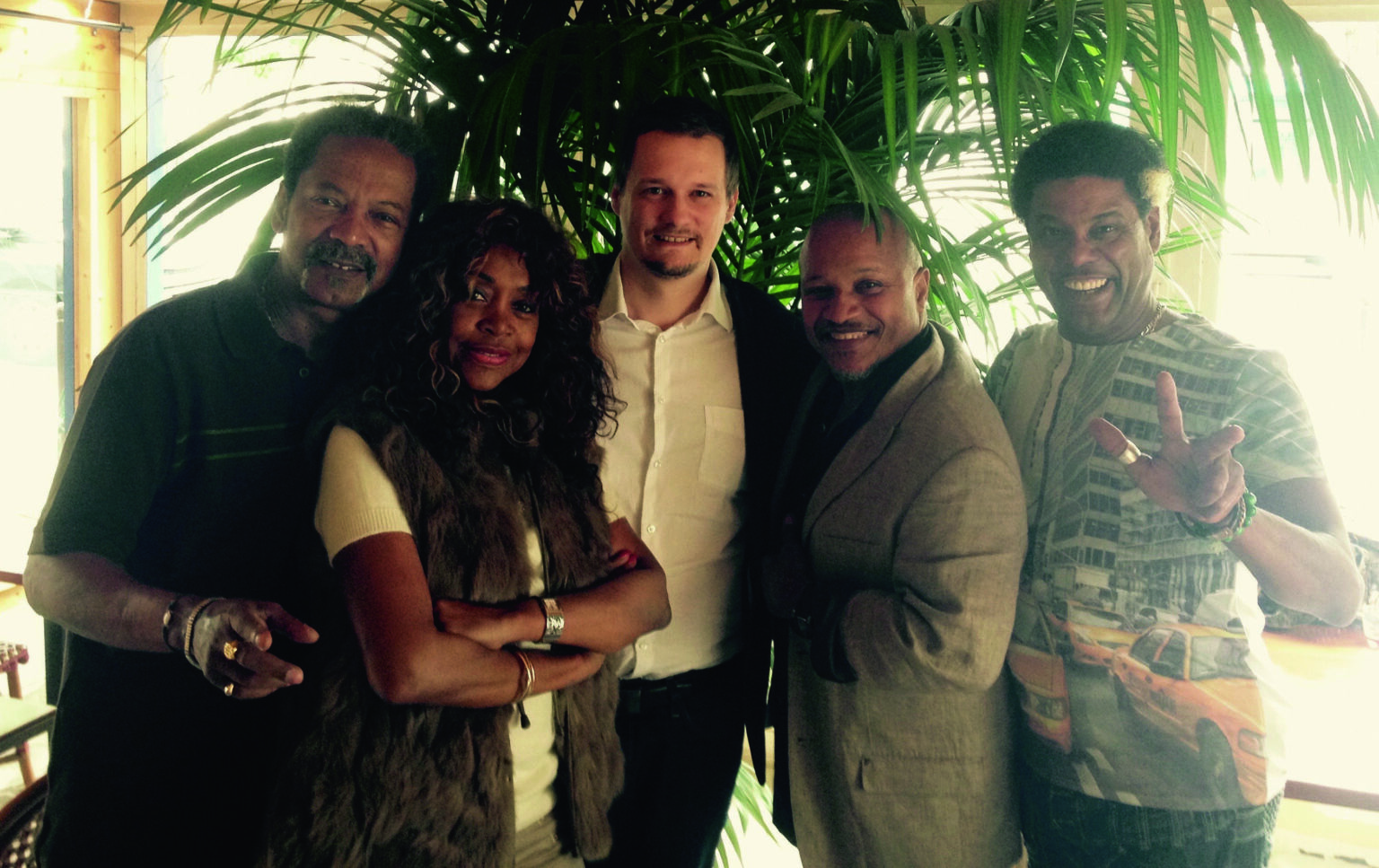 José Sébéloué, Clémence Bringtown, Jérôme Goulon, Guy Bévert et Julien Tarquin. (DR)