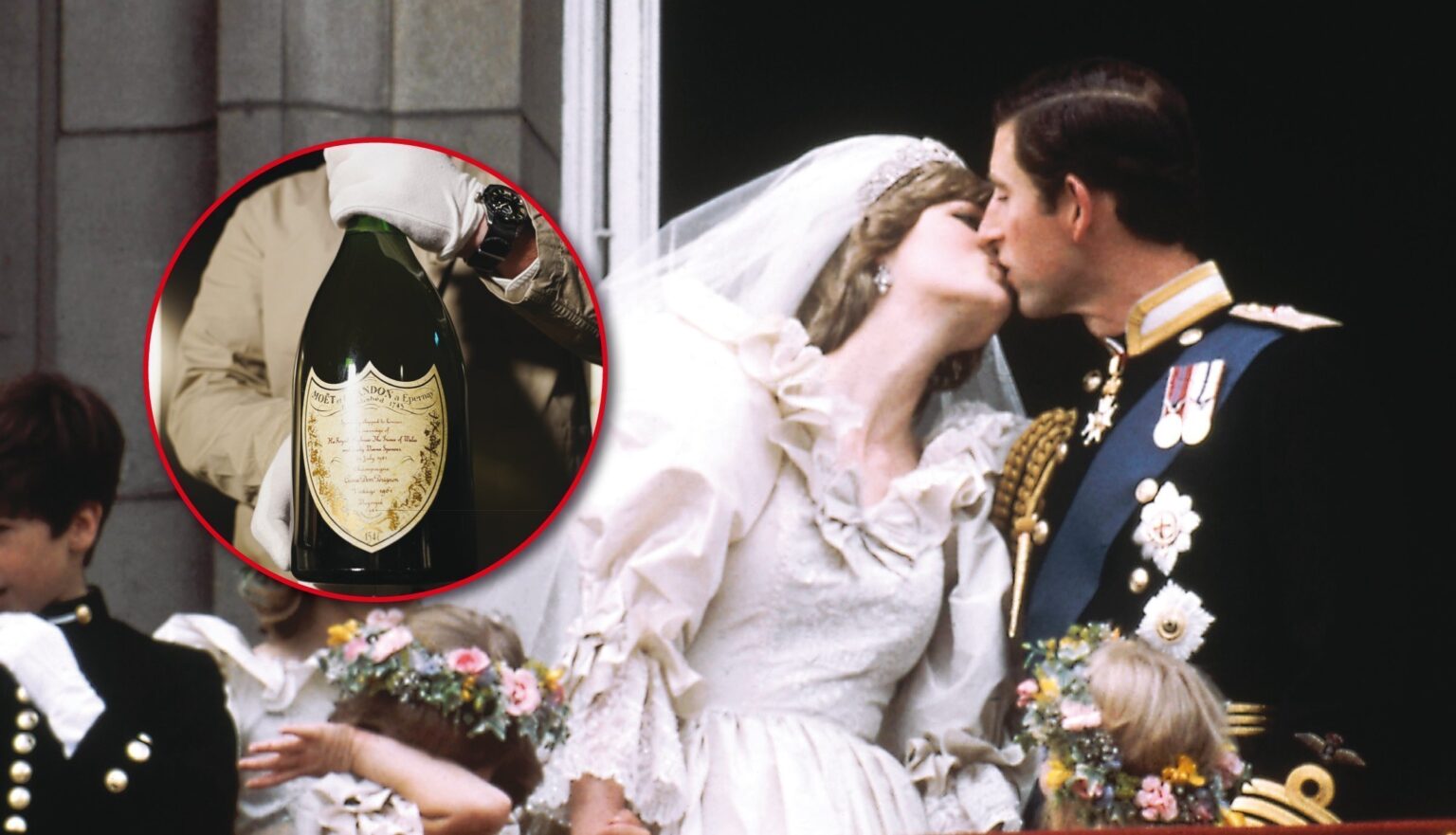 Vente aux enchères - La bouteille de champagne du mariage de Lady Diana et du prince Charles ne trouve pas preneur. (AP, DR)