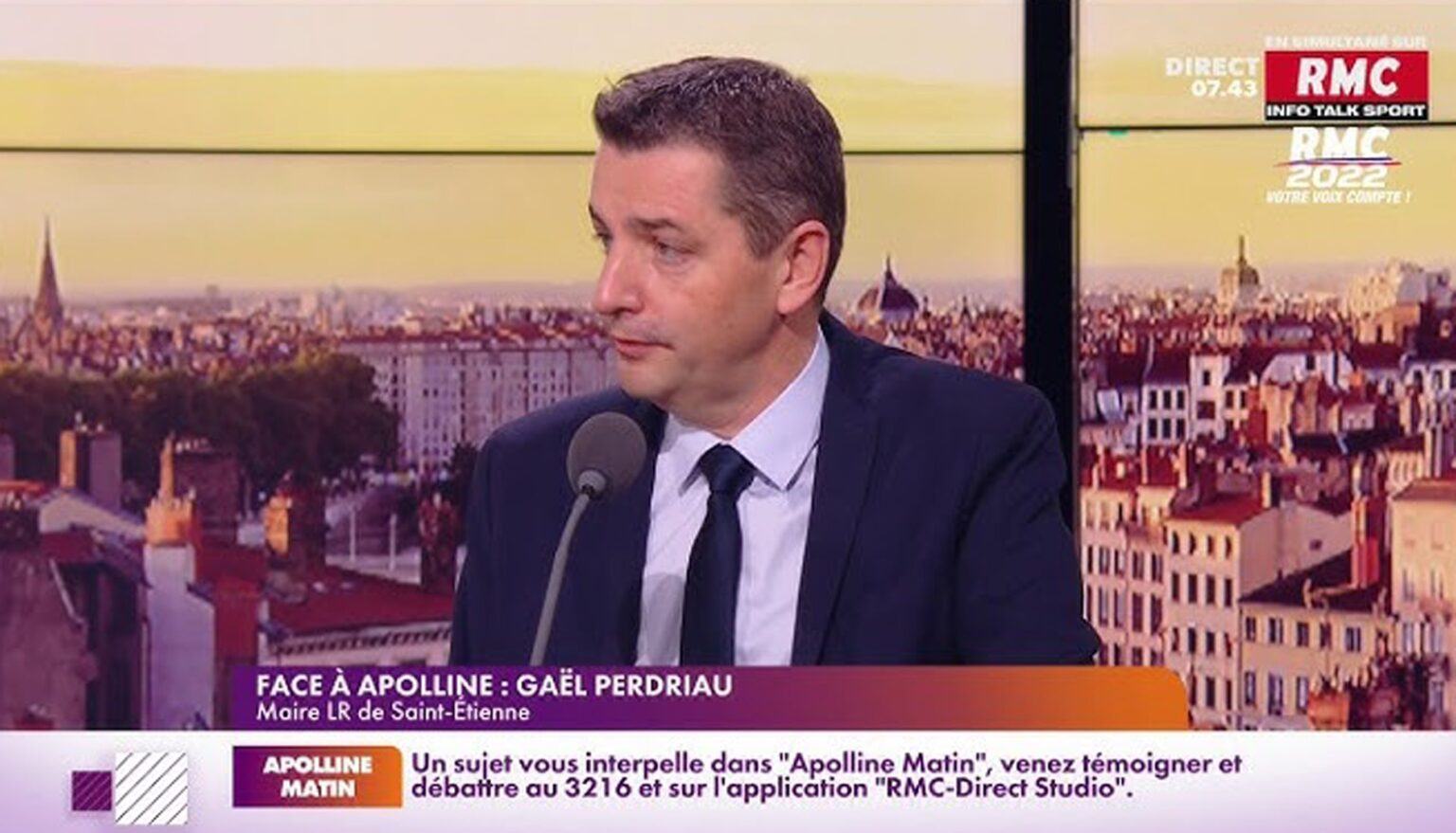 Gaël Perdriau, maire de Saint-Étienne, condamné à 4 ans de prison ferme pour chantage à la sextape. (AP)