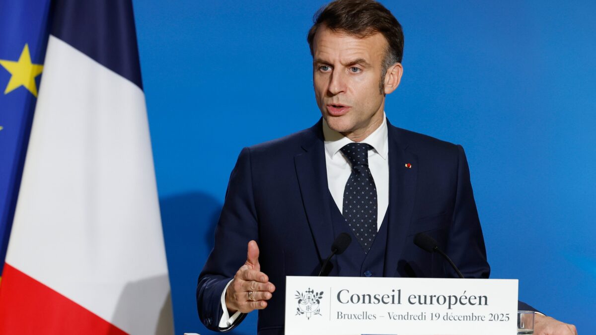 Emmanuel Macron: «Ces mesures relèvent de l&rsquo;intimidation.» Le président dénonce l’interdiction d’entrer aux États-Unis de Thierry Breton. (DR)