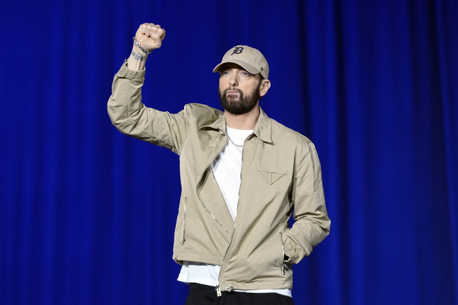 Eminem paye 700.000 dollars et efface les dettes des cantines de 103 écoles américaines. (AP)