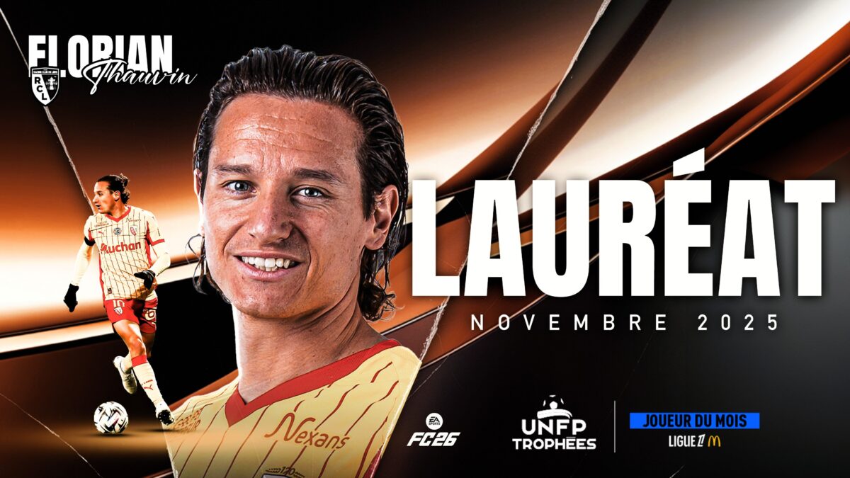 Florian Thauvin vainqueur du Trophée du Joueur du Mois de novembre 2025 de la Ligue 1
