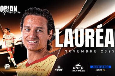 Florian Thauvin vainqueur du Trophée du Joueur du Mois de novembre 2025&nbsp;de la Ligue 1