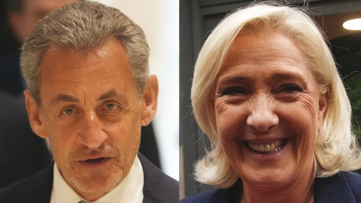 Nicolas Sarkozy refuse l’idée d’un front républicain contre le RN et mise sur un «rassemblement large» de la droite. (AP,DR)