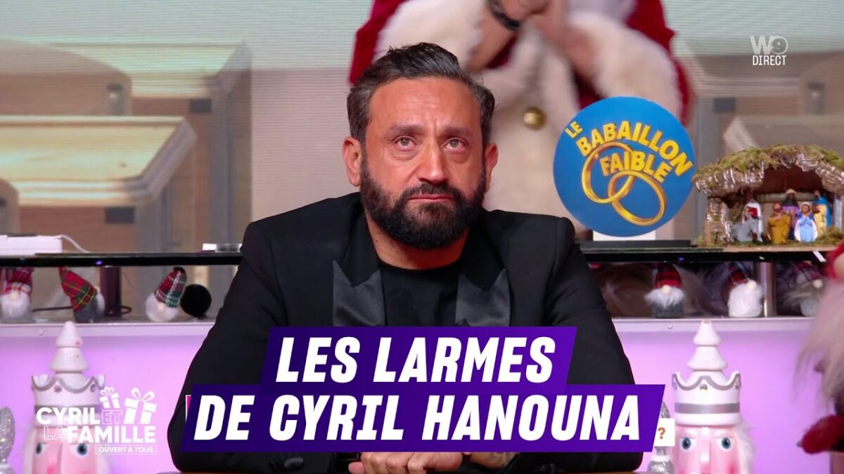 VIDÉO - Cyril Hanouna ému aux larmes par Raymond pour la dernière émission de l'année. (W9)