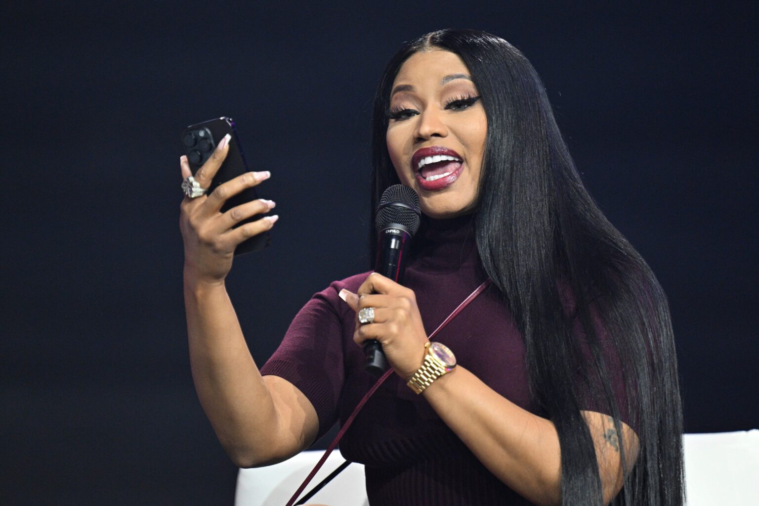 Nicki Minaj lâchée par ses fans historiques après son soutien à Donald Trump. (AP)
