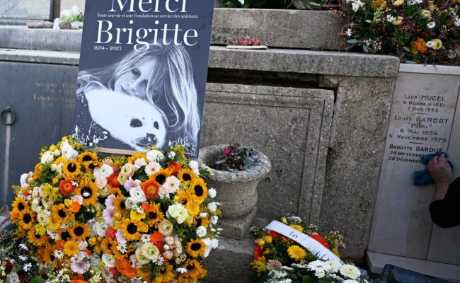 Nice rend hommage à Brigitte Bardot en rebaptisant une plage et un plateau de cinéma. (AP)