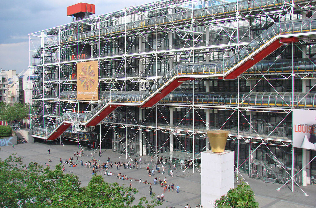 C’était un 31 janvier - Inauguration du Centre Pompidou (flickr)