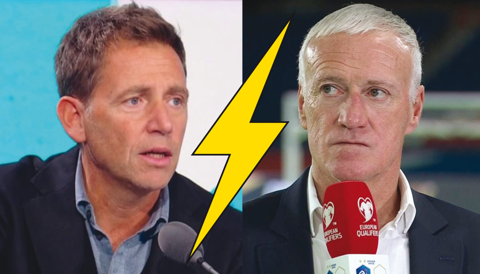 Daniel Riolo relaxé suite à la plainte de Didier Deschamps pour diffamation. (DR, Entrevue)