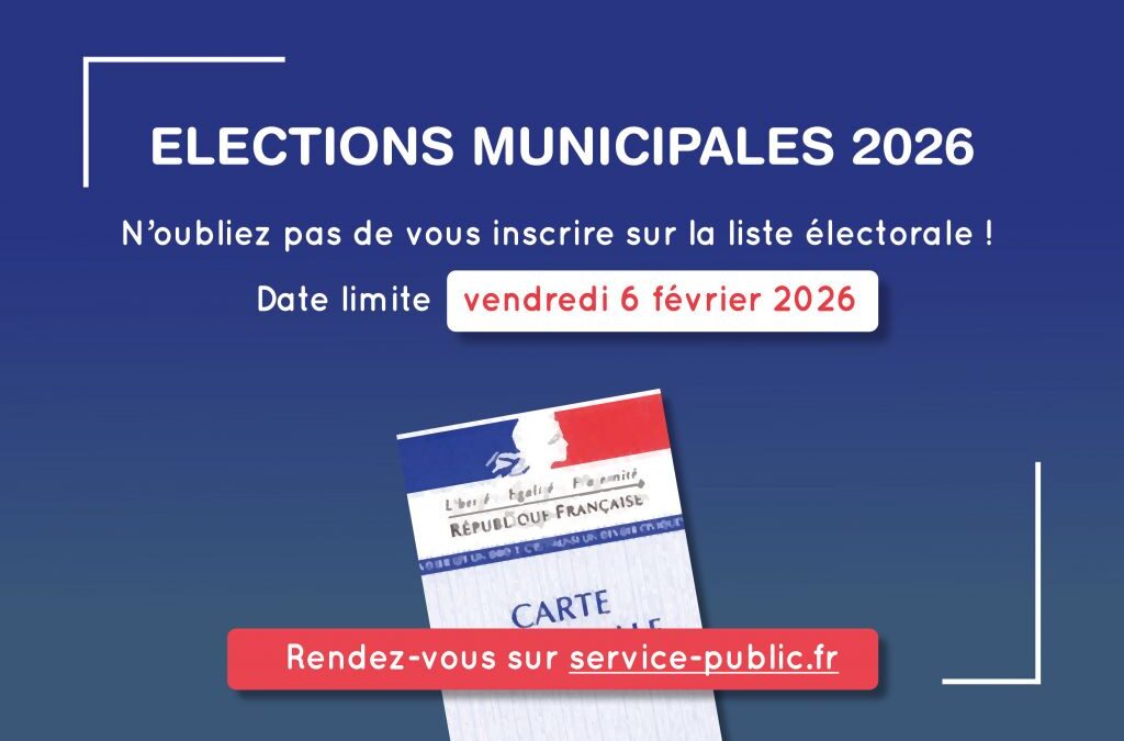 Dernier rappel avant les municipales : l'inscription sur les listes électorales clôture le 6 février