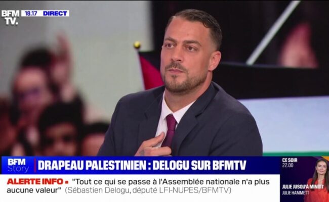 Le député LFI Sébastien Delogu renvoyé devant le tribunal correctionnel de Marseille pour recel de vol. (BFMTV)