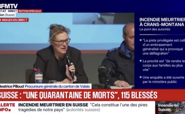 Incendie à Crans-Montana : une quarantaine de morts et 115 blessés dans l’un des pires drames suisses. Le bilan pourrait s’alourdir