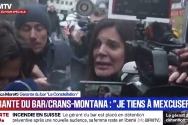 VIDÉO - Crans‑Montana, la co‑gérante du bar s’exprime: «C’est une tragédie inimaginable. Jamais, on n’aurait jamais pu imaginer ça. Je tiens à m’excuser.»