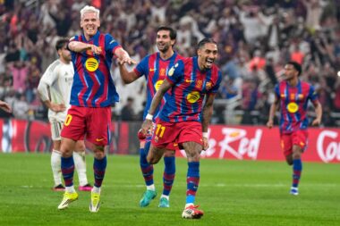 — Le FC Barcelone remporte la Supercoupe d’Espagne face au Real Madrid de Mbappé, après un Clasico spectaculaire