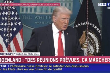 VIDÉO - Donald Trump: «J’aime bien Macron. Il est gentil. Mais il ne va pas rester encore très longtemps.»