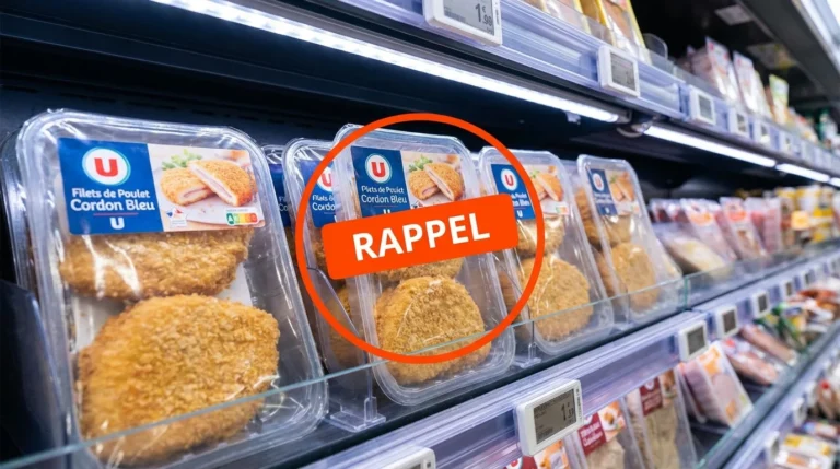 Des cordons-bleus vendus par les magasins U rappelés après une contamination chimique non conforme à la réglementation