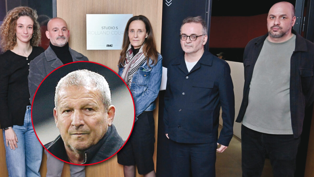 RMC rend hommage à Rolland Courbis en rebaptisant un studio de son nom. (AP, RMC)