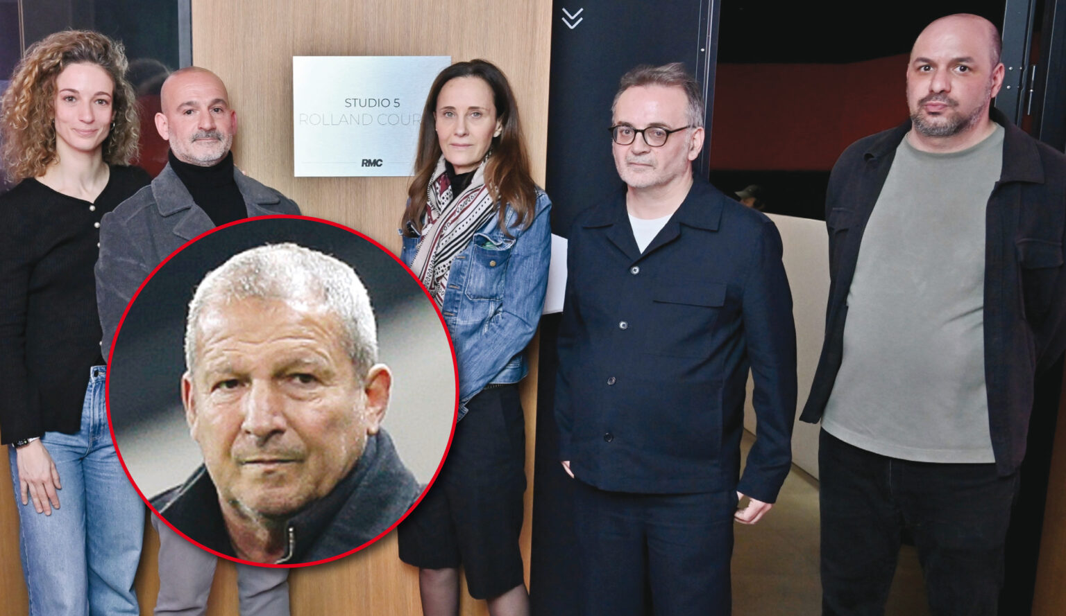 RMC rend hommage à Rolland Courbis en rebaptisant un studio de son nom. (AP, RMC)