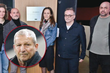 RMC rend hommage à Rolland Courbis en rebaptisant un studio de son nom. (AP, RMC)