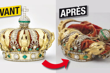 Le Louvre publie des photos de la couronne d’Eugénie endommagée. (Louvre, Entrevue)