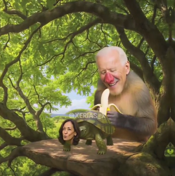 Trump Représenté En Lion