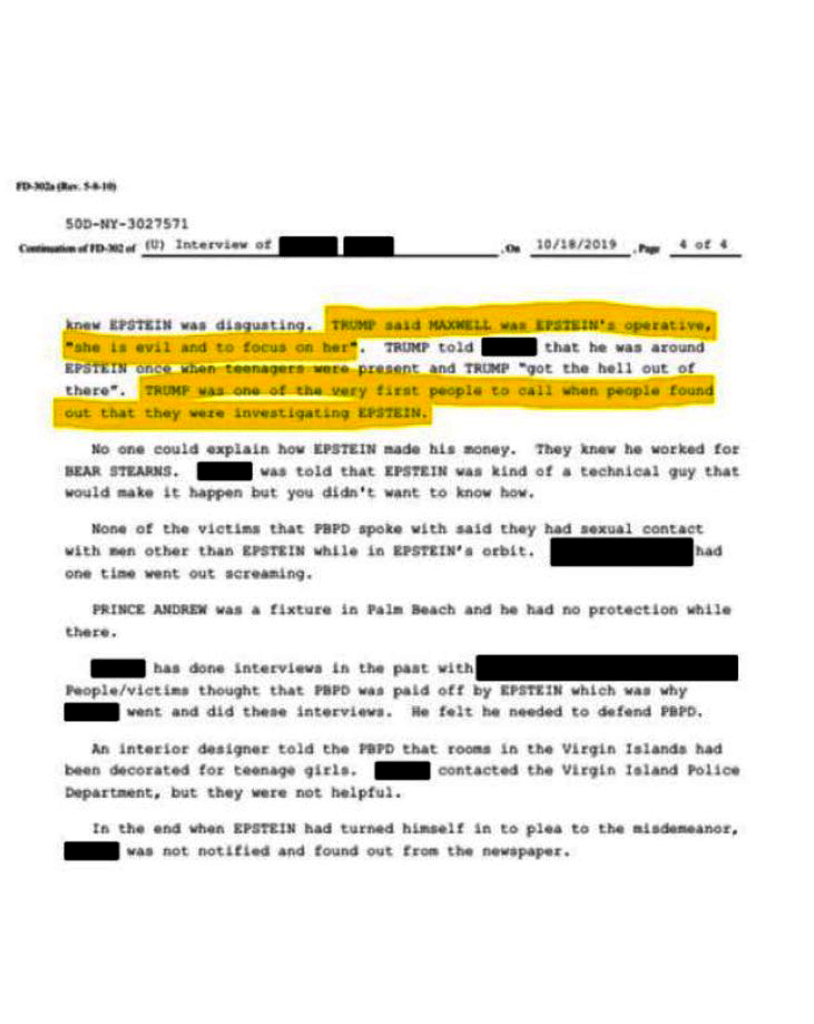 Epstein Est "Dégoûtant", Mawxell Le "Diable"