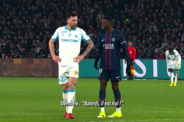 VIDÉO - Ousmane Dembelé à un joueur marseillais pendant PSG-OM: "Balerdi, il est nul! Il ouvre tout le temps sa bouche."