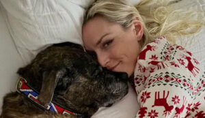 Lindsey Vonn annonce avoir perdu son chien le jour de sa chute. (Instagram Lindsey Vonn)