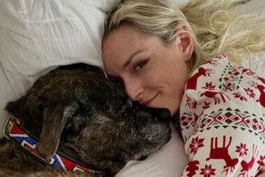 Lindsey Vonn annonce avoir perdu son chien le jour de sa chute. (Instagram Lindsey Vonn)