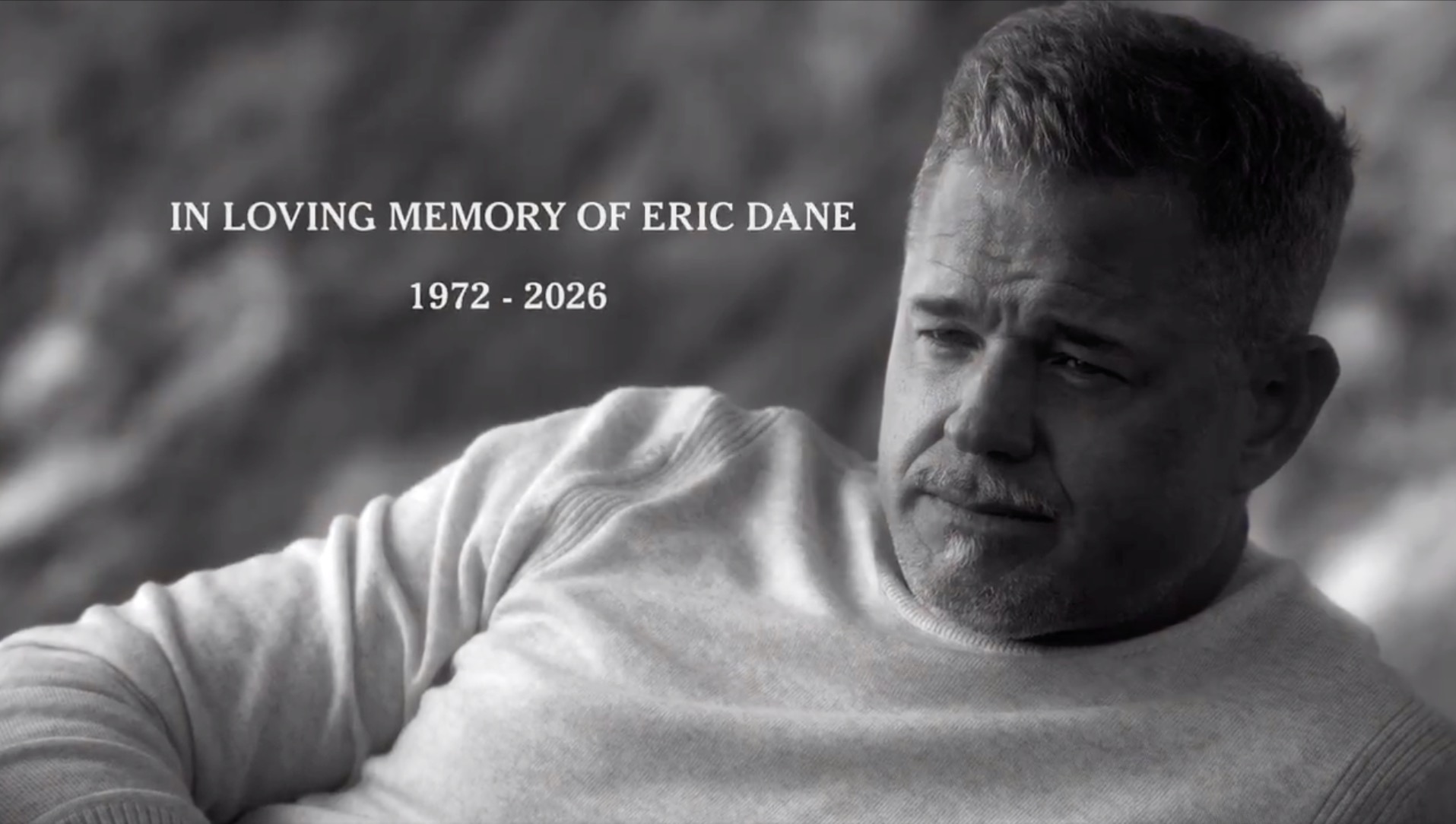 La déchirante vidéo de "Grey’s Anatomy", qui rend un dernier hommage à Eric Dane