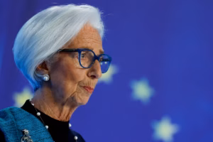 Christine Lagarde assure vouloir aller au terme de son mandat à la tête de la BCE (AP)