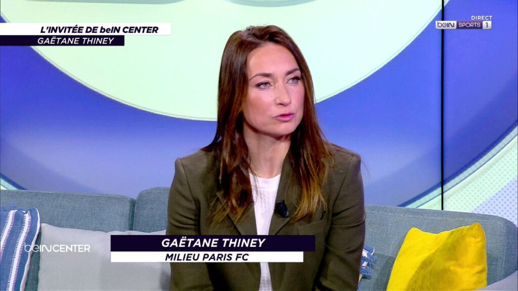 Blague sexiste de Daniel Bravo: Gaëtane Thiney regrette l'ampleur de la polémique. Pour elle, il n'y a rien "d'impardonnable" (beIN Sports)