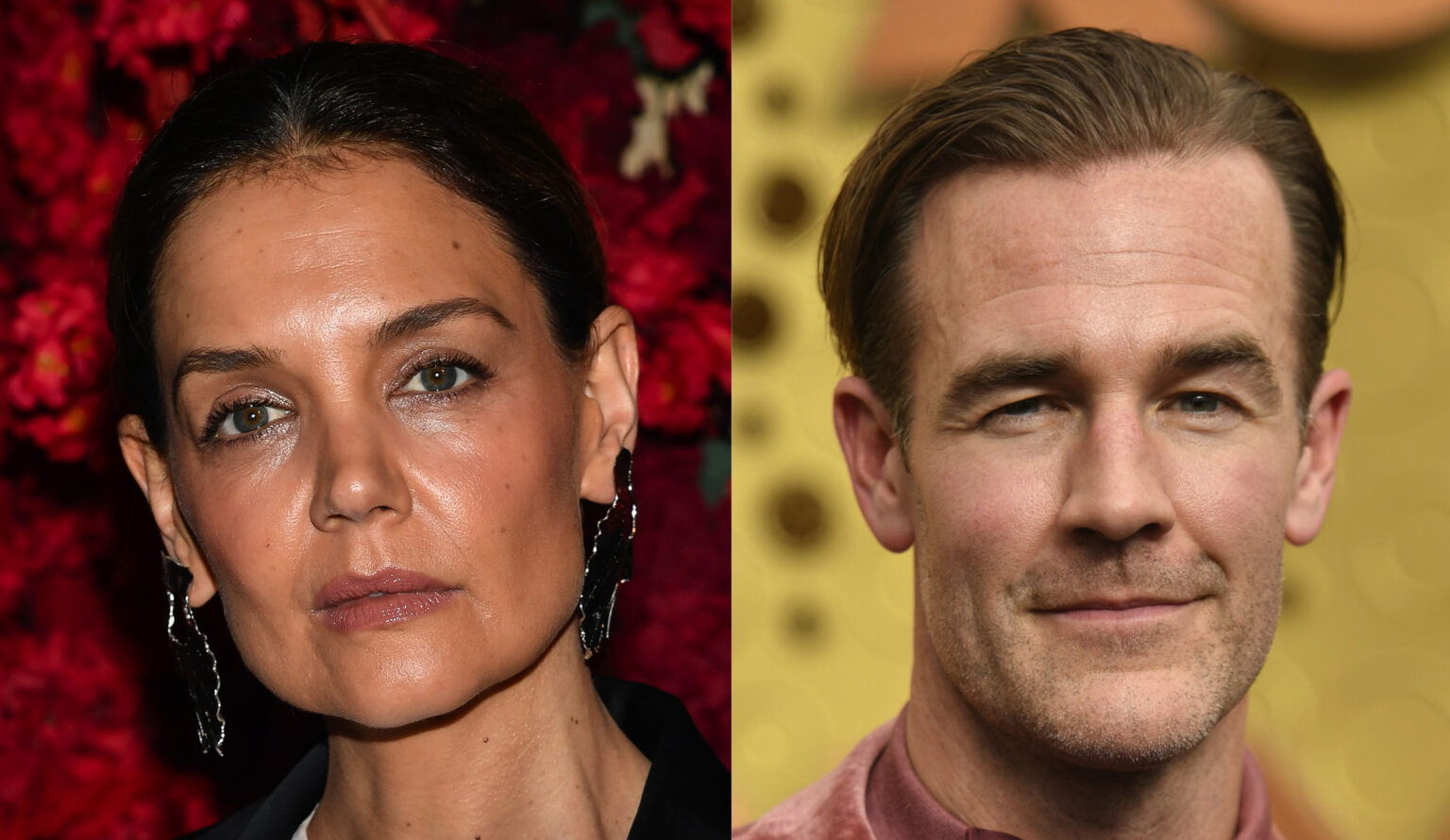 "I mourn this loss." Katy Holmes pays a moving tribute to James Van Der Beek. (AP, Interview)
