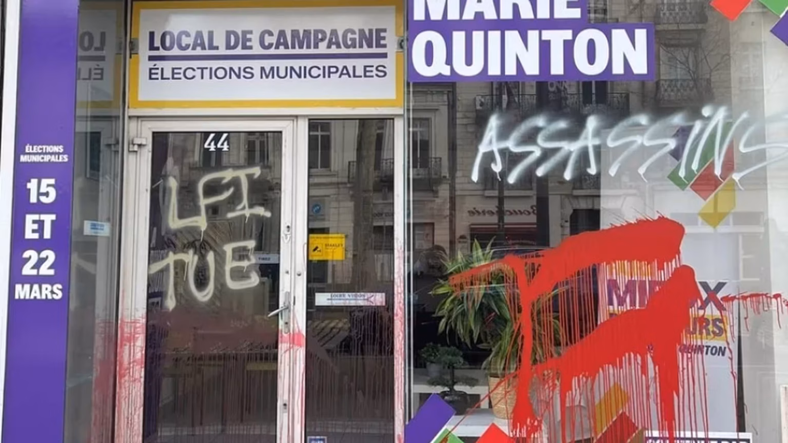 « Justice pour Quentin » : des dégradations visent des permanences LFI