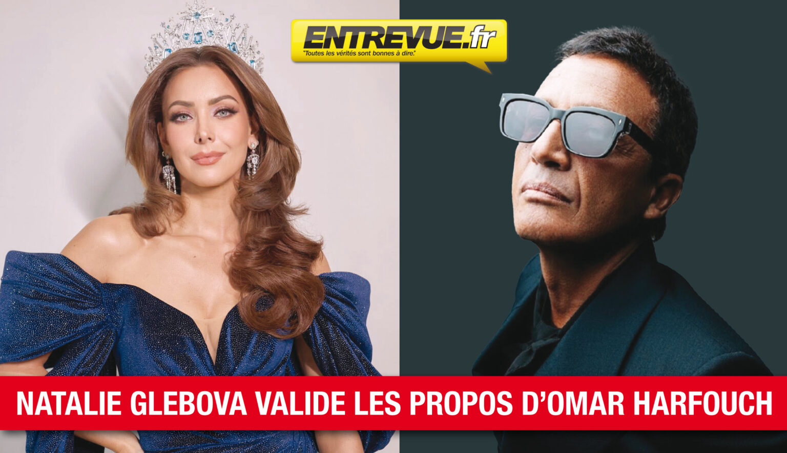 Miss Univers: la juge Natalie Glebova valide les propos d’Omar Harfouch et affirme que 80% du jury n'a pas voté Fatima Bosch. (DR, Entrevue)