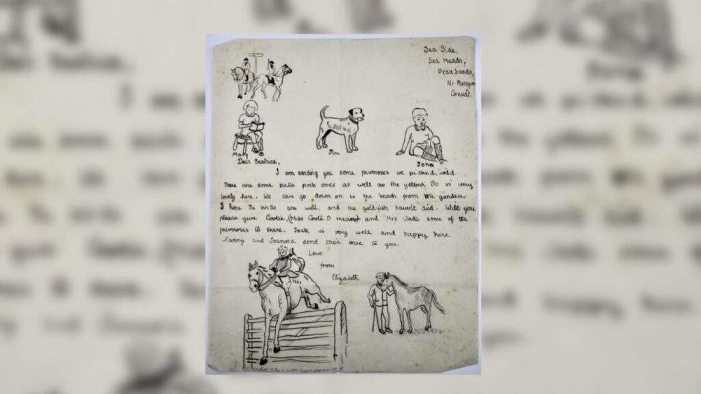 Une lettre d’enfance d’Élisabeth II retrouvée sous un lit bientôt vendue aux enchères