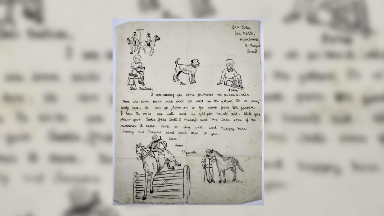 Une lettre d’enfance d’Élisabeth II retrouvée sous un lit bientôt vendue aux enchères