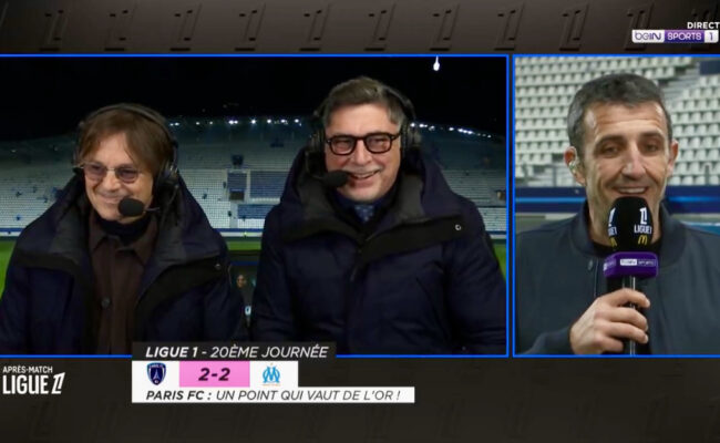 VIDÉO - «J’ai l’impression qu’elle parlait lingerie.» L’incroyable dérapage de Daniel Bravo lors de Paris FC-OM sur beIN Sports