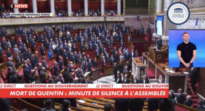 Minute de silence à l’Assemblée nationale pour Quentin Deranque, lâchement assassiné par les «antifas»