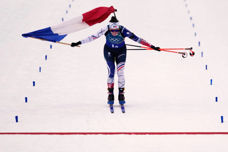 Olympics - France are Olympic champions in the women's biathlon relay after an incredible comeback