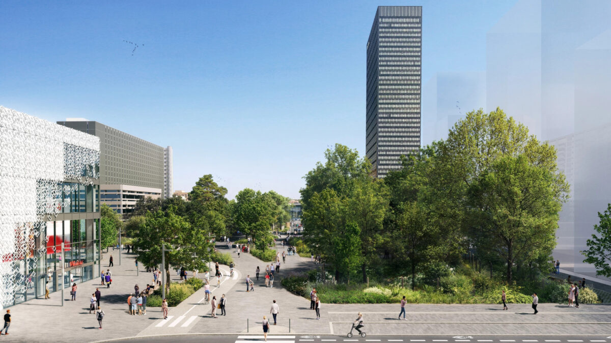 A Lyon, le quartier Part-Dieu se met au vert