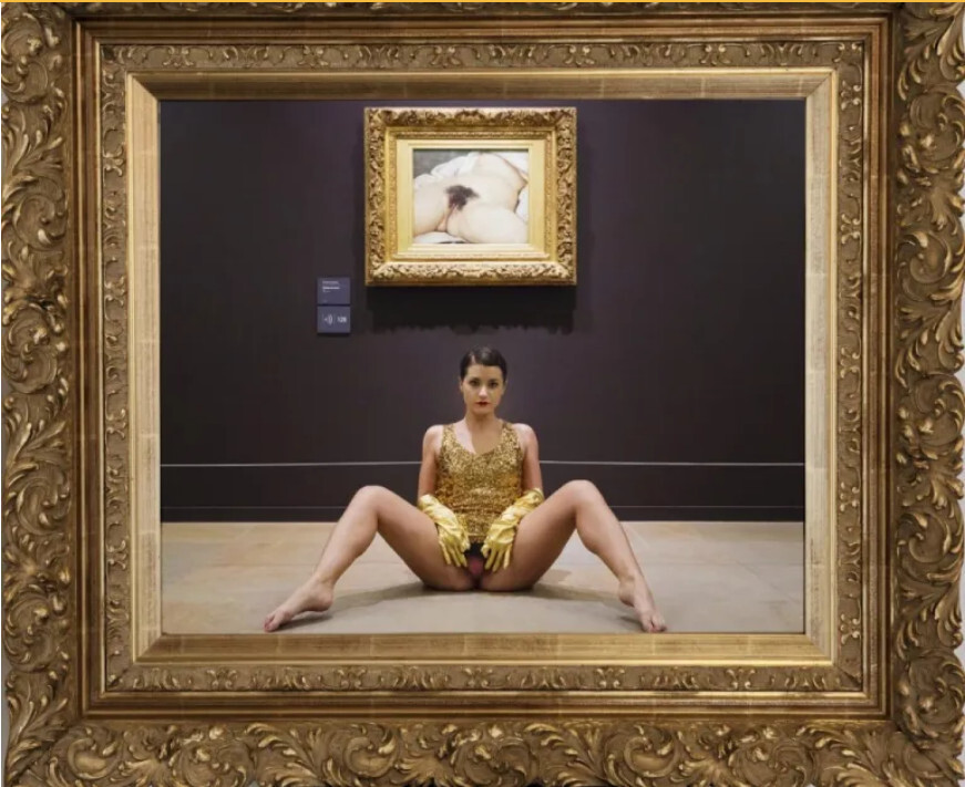 Miroir De L’origine, Réalisée En 2014 Au Musée D’orsay