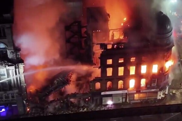 Incendie près de la gare de Glasgow : le trafic ferroviaire paralysé, le centre-ville évacué. (DR)