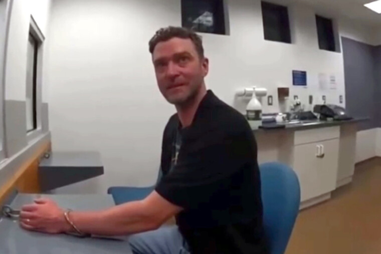 Nouvelle vidéo humiliante de Justin Timberlake au commissariat. En cellule, il s'étonne que des policiers arrêtent un "Blanc"