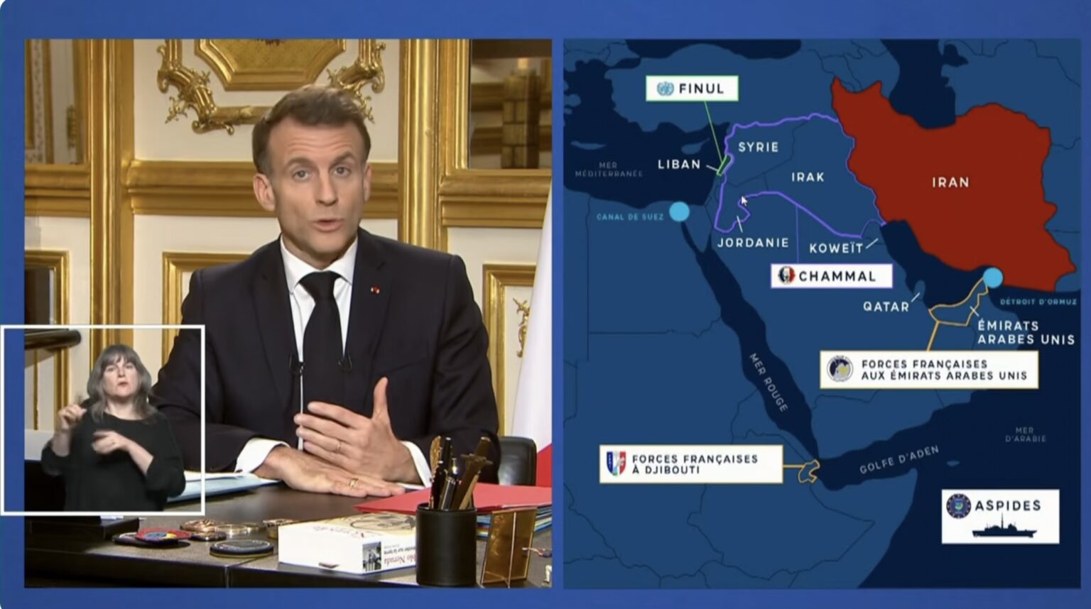 Frappes en Iran : Macron déploie le Charles-de-Gaulle et envoie la frégate Languedoc à Chypre