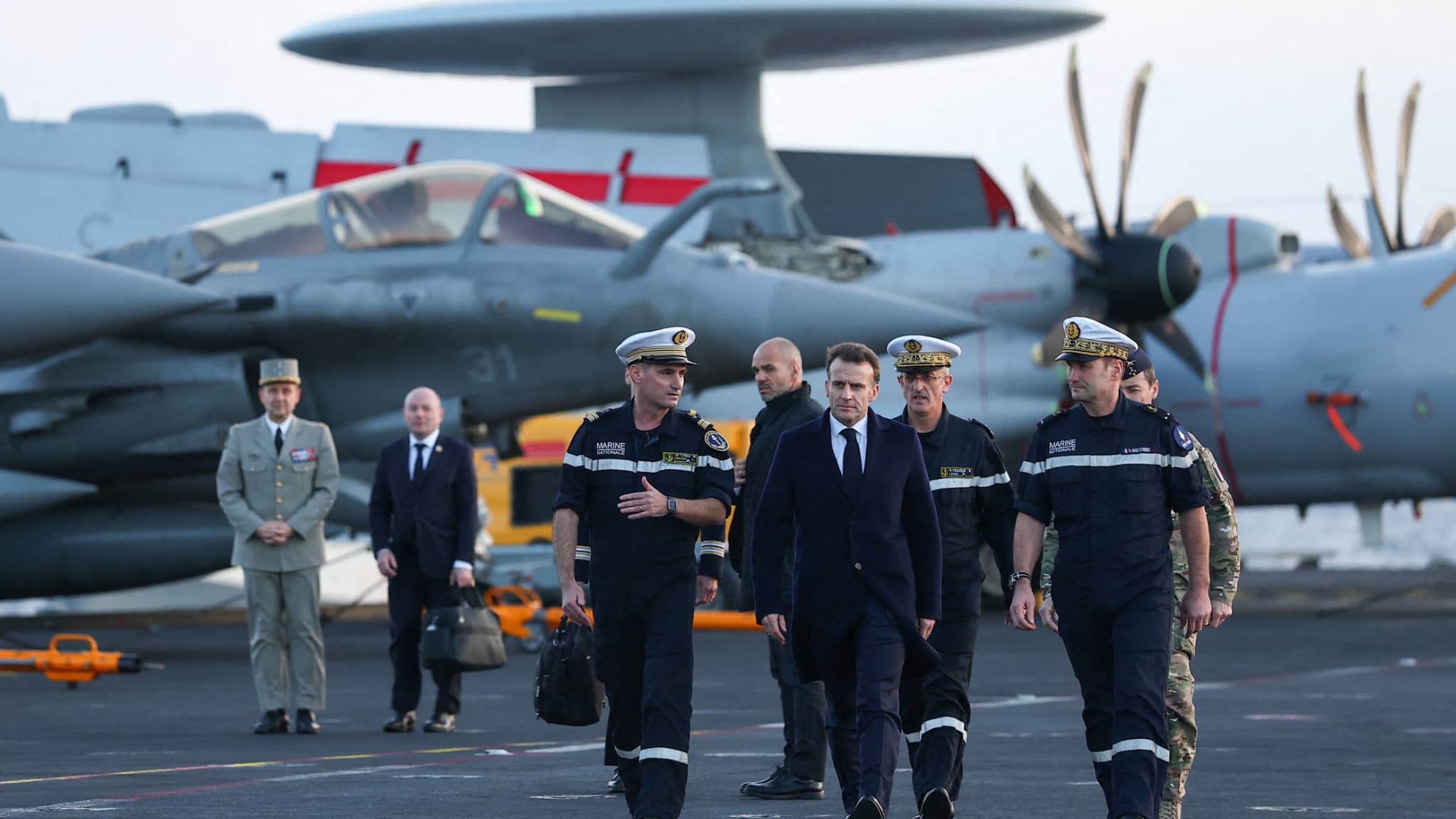 Macron expected in Saint-Nazaire to christen the future French aircraft carrier